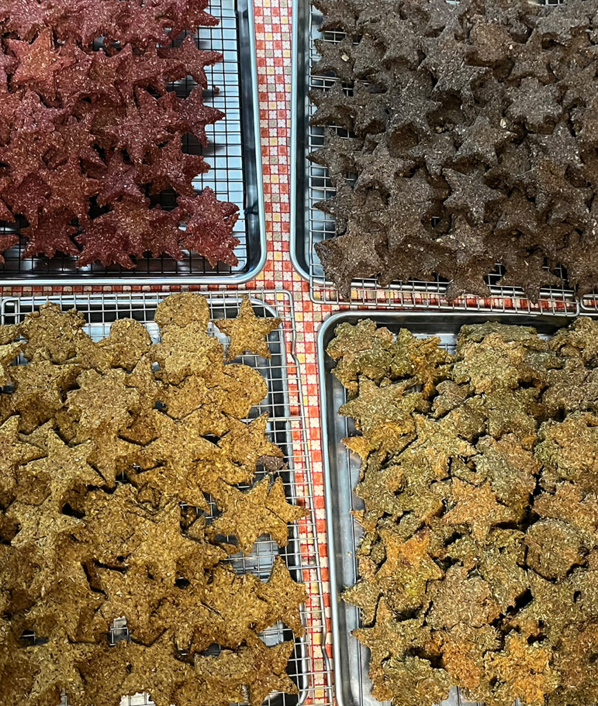 Four Flavors of C2 Dog Treats